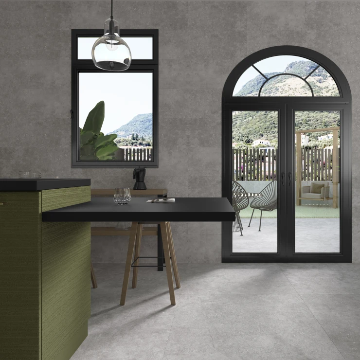 Klinker Lagra Lysegrå Mat 120x120 cm