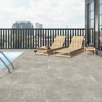 Udendørs Klinker <strong>Lagra</strong>  Sand Mat 90x90 cm Tykkelse 20 mm