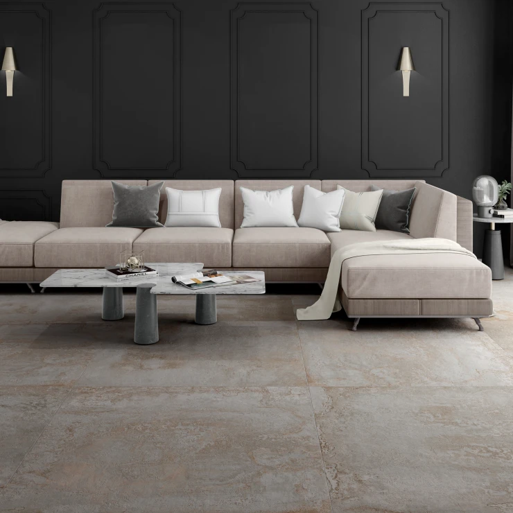 Klinker Ferrox Grå Mat 120x120 cm