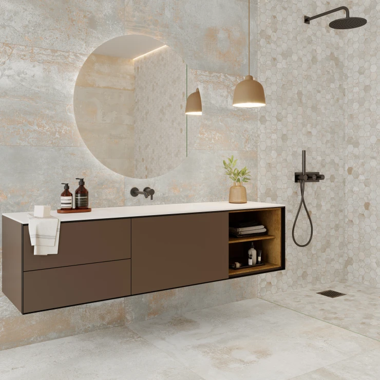 Klinker Ferrox Hvid Mat 60x60 cm