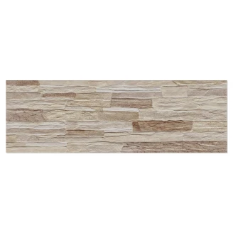 Vægflise <strong>Stakka</strong>  Lys Brun Mat 17x52 cm