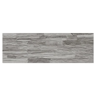 Vægflise <strong>Stakka</strong>  Grå Mat-Relief 17x52 cm
