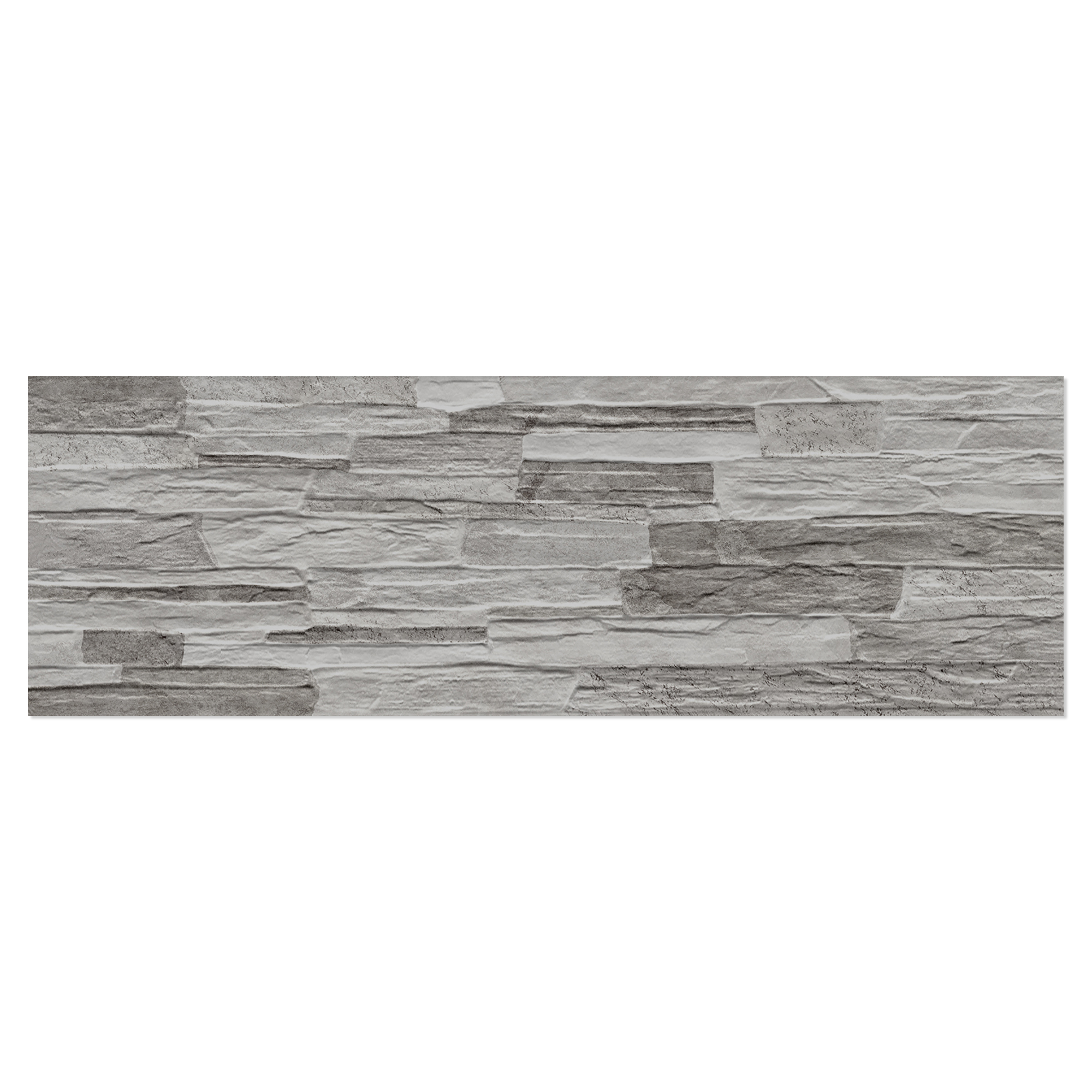Vægflise Stakka Grå Mat 17x52 cm