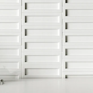 Natucer Vægflise <strong>Kahn</strong>  White Blank-Relief 7x27 cm