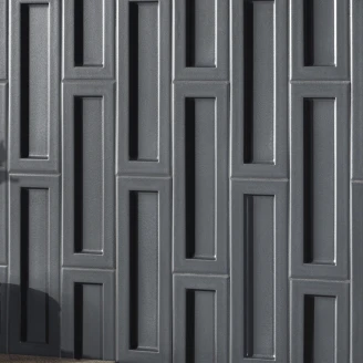 Natucer Vægflise <strong>Kahn</strong>  Dark Hörn Blank-Relief 7x27 cm