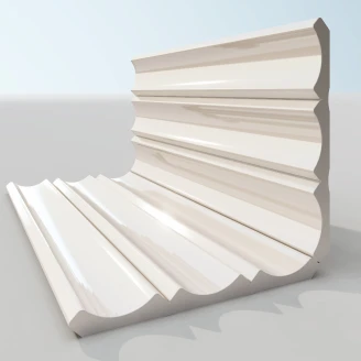Natucer Vægflise <strong>Jazz Natucer</strong>  Chrome Mat Satin Relief 17x40 cm