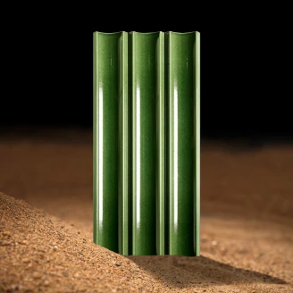 Natucer Vægflise <strong>Jazz Natucer</strong>  Green Blank-Relief 17x40 cm