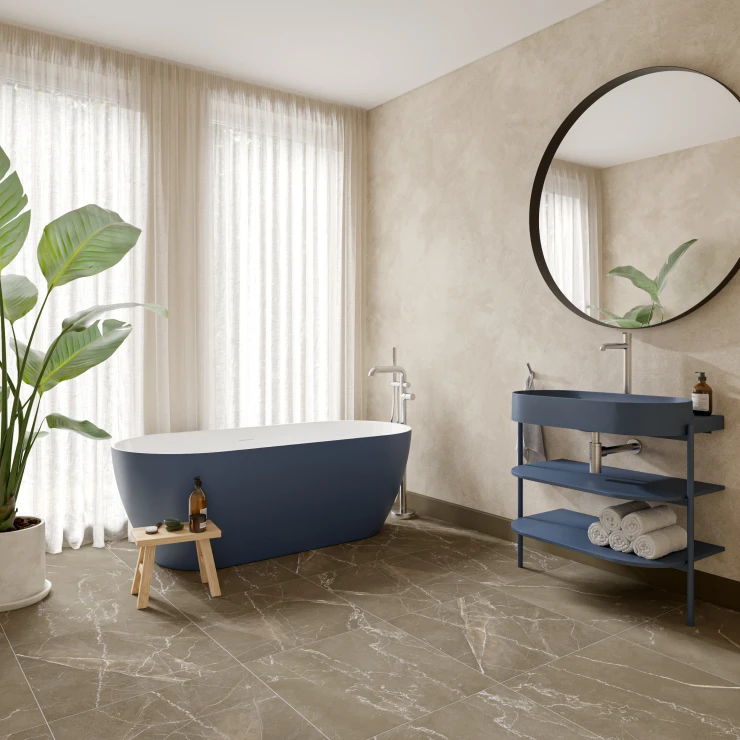 Marmor Klinker Bottocino Brun Mat 60x60 cm