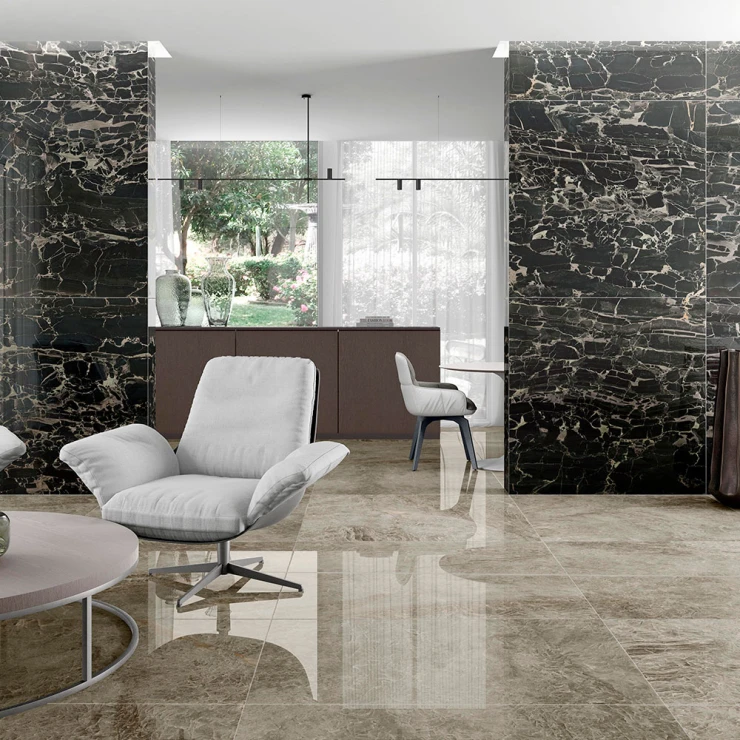 Klinker Taj Mahal Grå Beige Poleret 60x120 cm