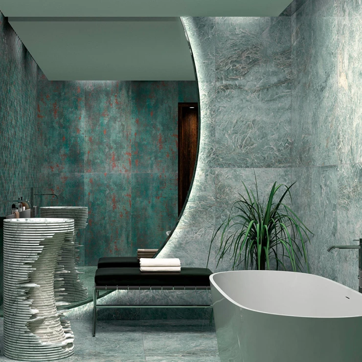 Klinker Taj Mahal Grøn Poleret 60x120 cm