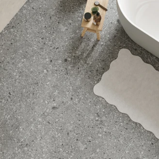 Klinker <strong>Terrazzo Italia</strong>  Grå Mat 90x90 cm