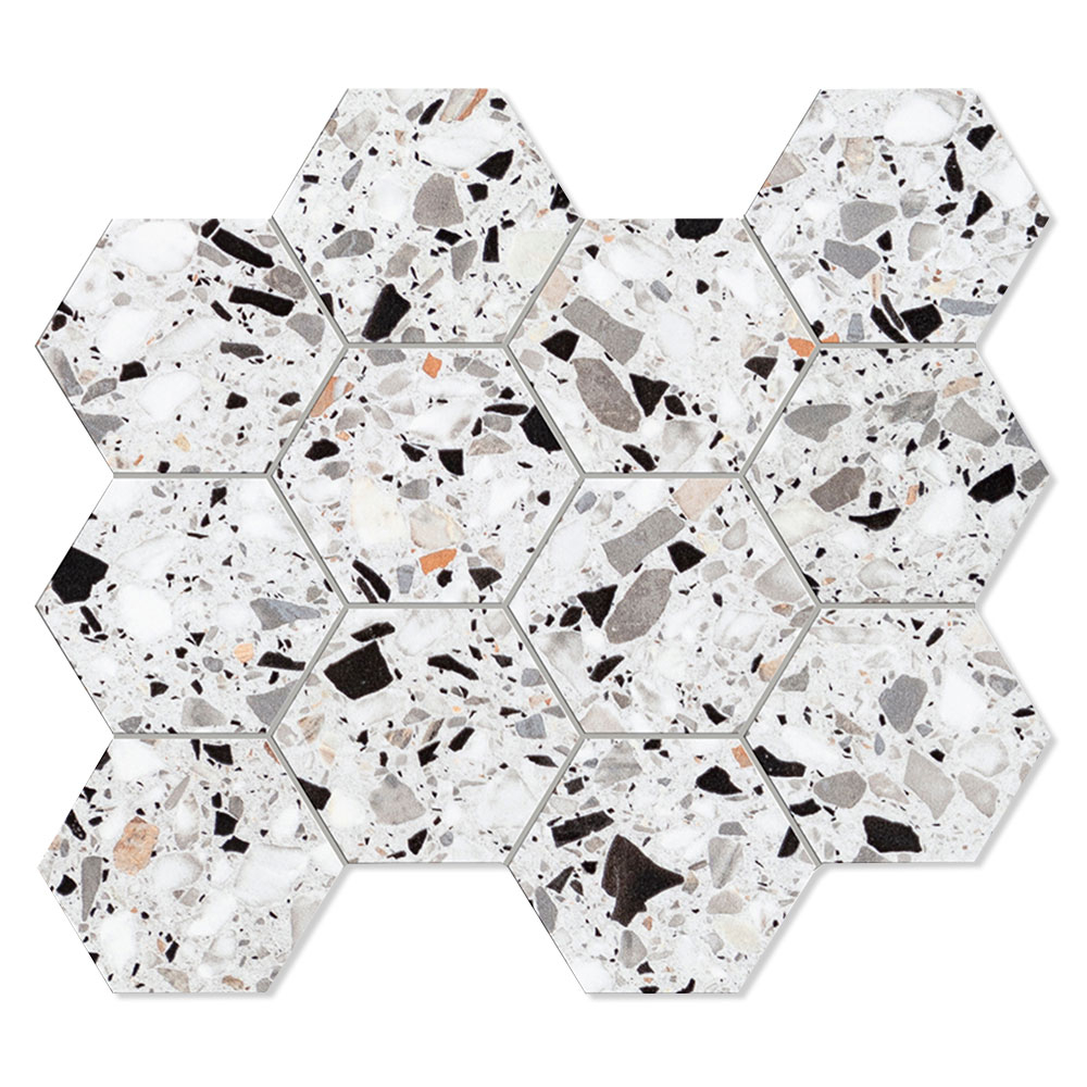 Unicomstarker Heksagon Mosaik Klinker Venice Rialto Mat 30x34 cm