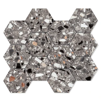 Unicomstarker Heksagon Mosaik Klinker <strong>Venice</strong>  Canalgande Mat 30x34 cm