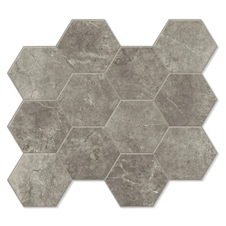 Unicomstarker Heksagon Mosaik Klinker <strong>Evostone</strong>  Dune Mat 30x34 cm
