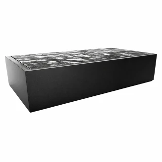 Vandspejl <strong>Skagen</strong>  Sort 200x100x60 cm