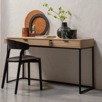 Woood Konsolbord <strong>Silas</strong>  Eg Træ, Sort