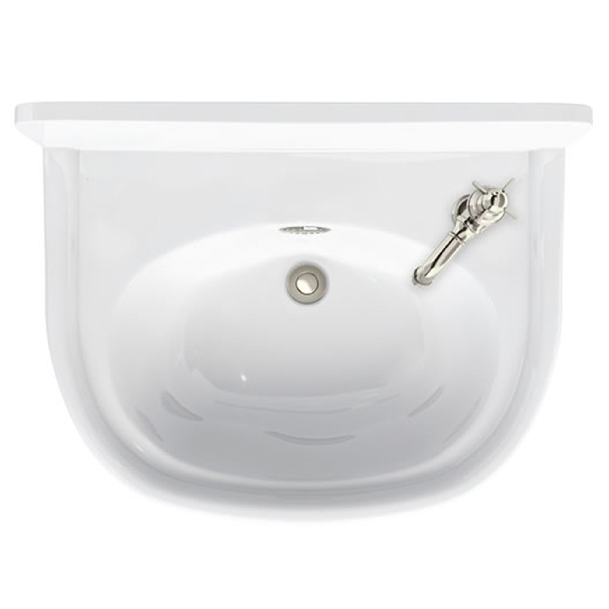 Burlington Håndvask Arcade 50 cm Hvid Blank  1 Armaturhul