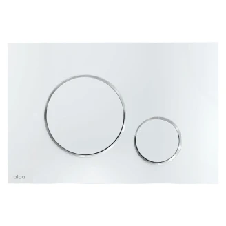 Betjeningsplade <strong>Alca</strong>  Rund Krom Blank