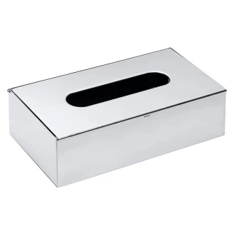 Vævsboks <strong>Hygio</strong>  Rektangulær Krom Glat