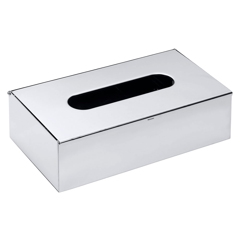 Vævsboks Hygio Rektangulær Krom Glat