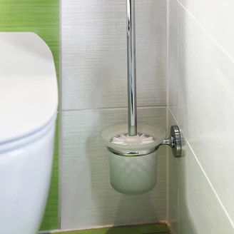 Toiletbørste <strong>Harlo</strong>  Krom Blank