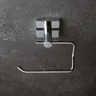 Toiletpapirholder uden Låg <strong>Edris</strong>  Krom Blank