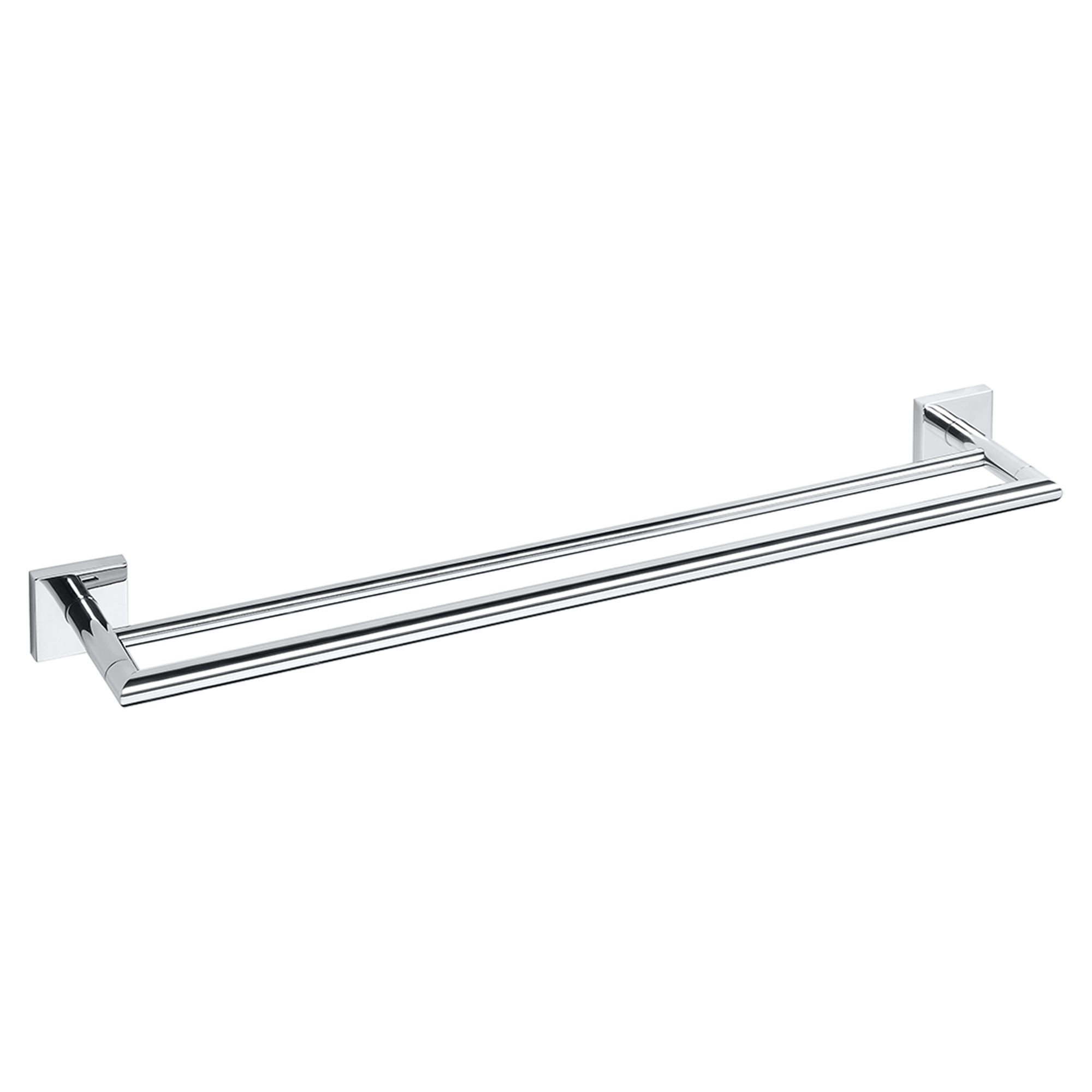 Dobbelte Håndklædestang Edris Krom Blank 60 cm