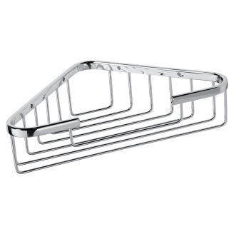 Hjørnebadeværelseshylde <strong>Line</strong>  Krom Blank