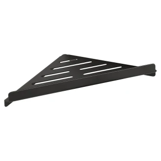 Hjørnebadeværelseshylde <strong>Ektorp</strong>  Sort Mat