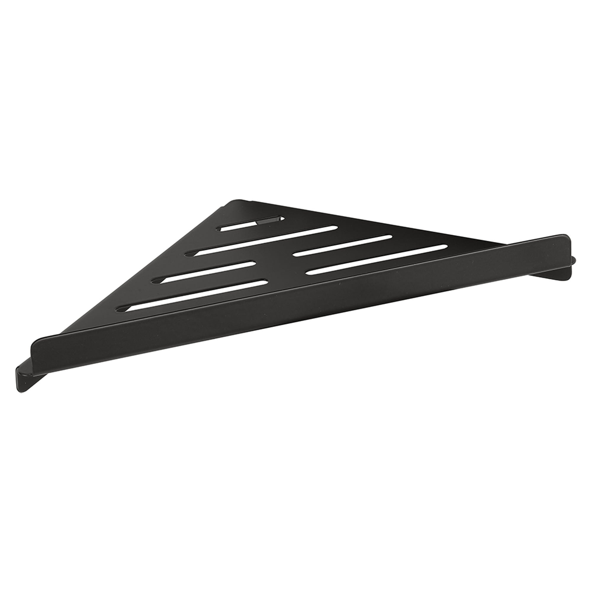 Hjørnebadeværelseshylde Ektorp Sort Mat