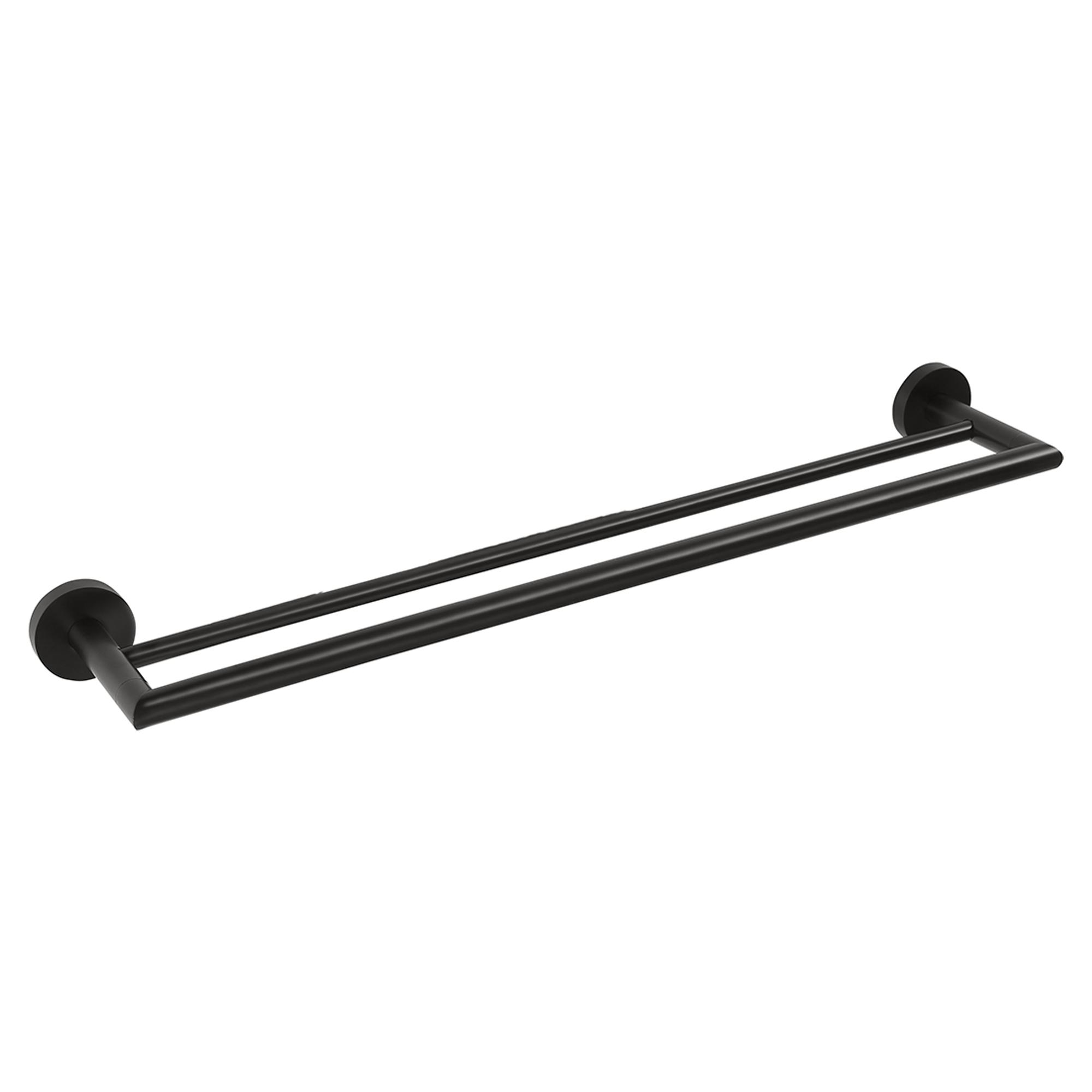 Dobbelte Håndklædestang Ektorp Sort Mat