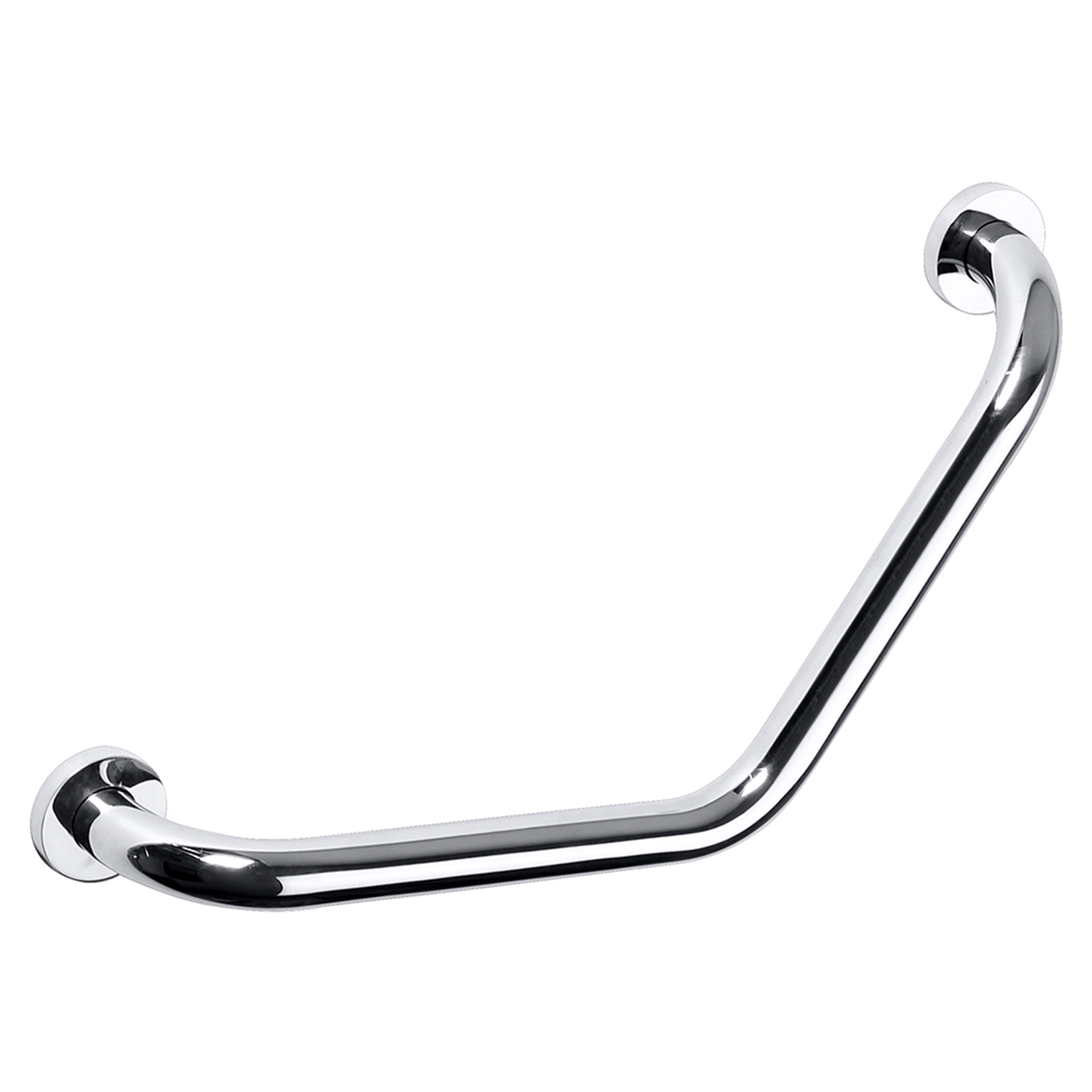 Vinklet Støttegreb Krom Blank