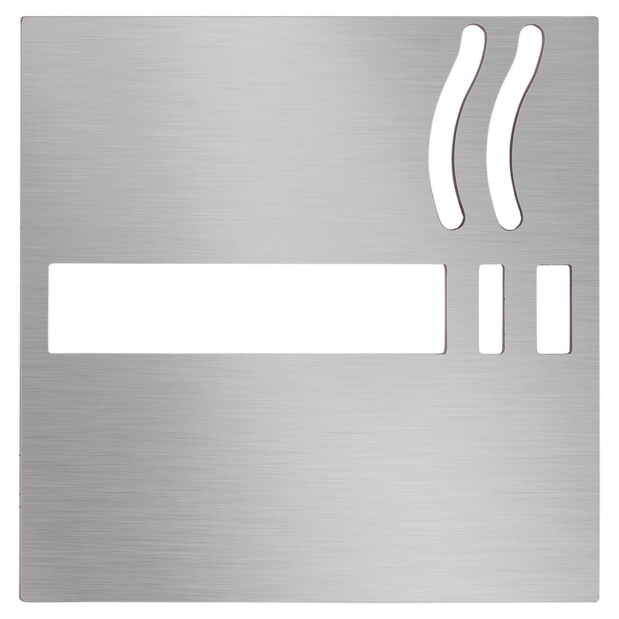 Rygning Piktogram 12x12 cm Krom Mat