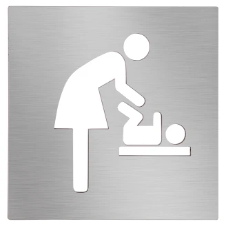 Stellerum Piktogram 12x12 cm Krom Mat