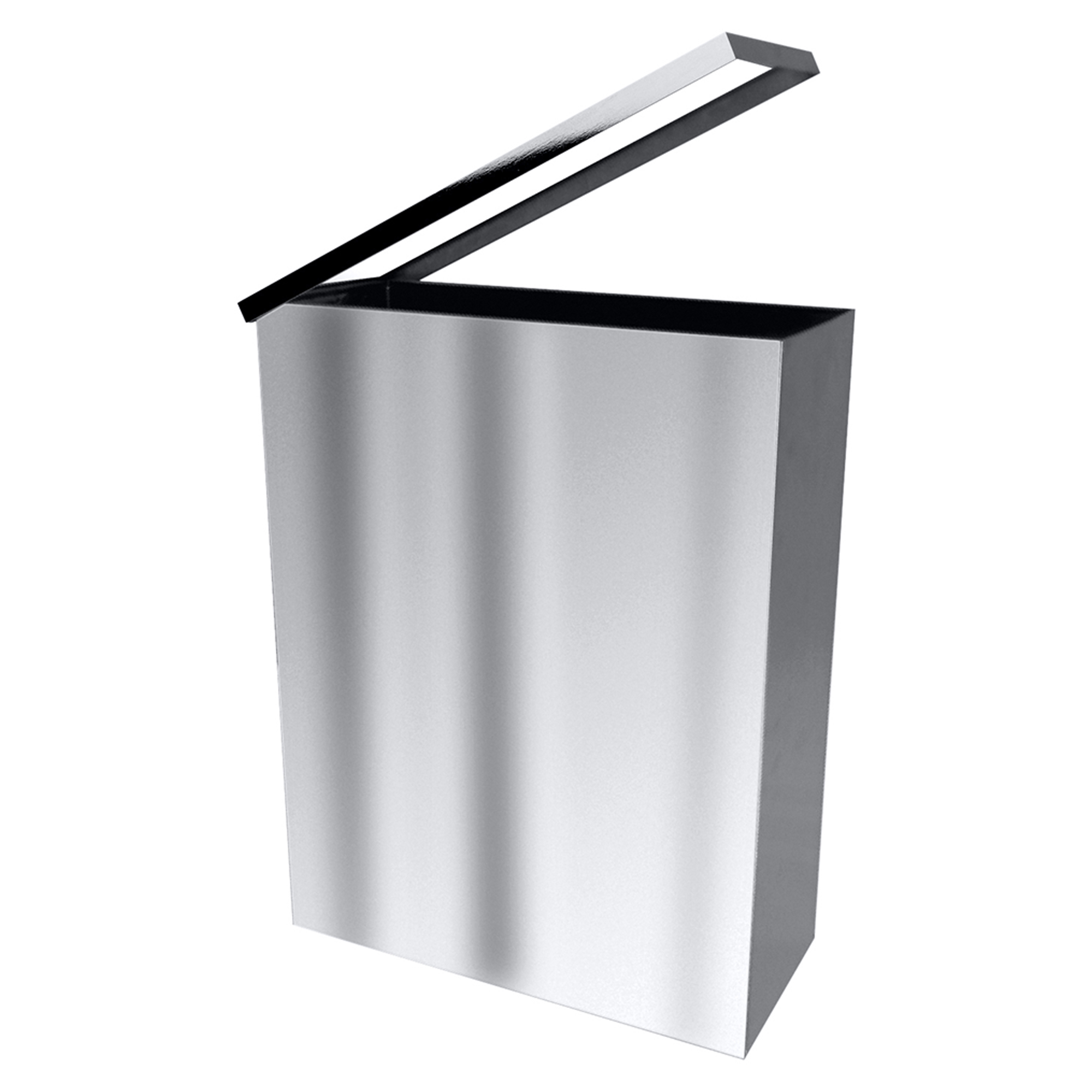 Papirkurv 25 L Krom Blank