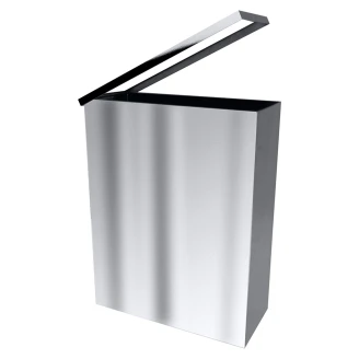 Papirkurv 25 L Krom Mat