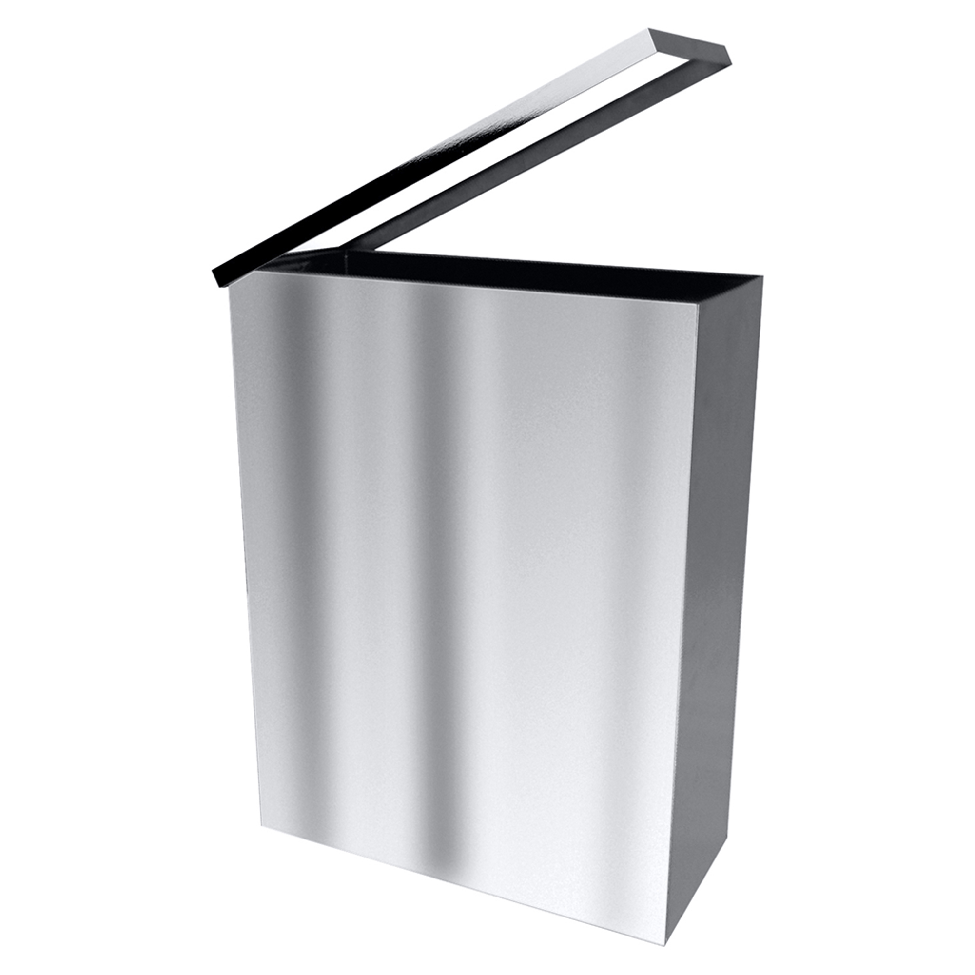 Papirkurv 25 L Krom Mat