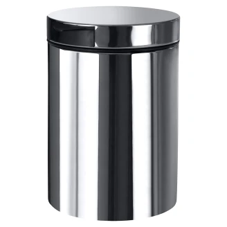 Vægmonteret Papirkurv 3 L Krom Blank