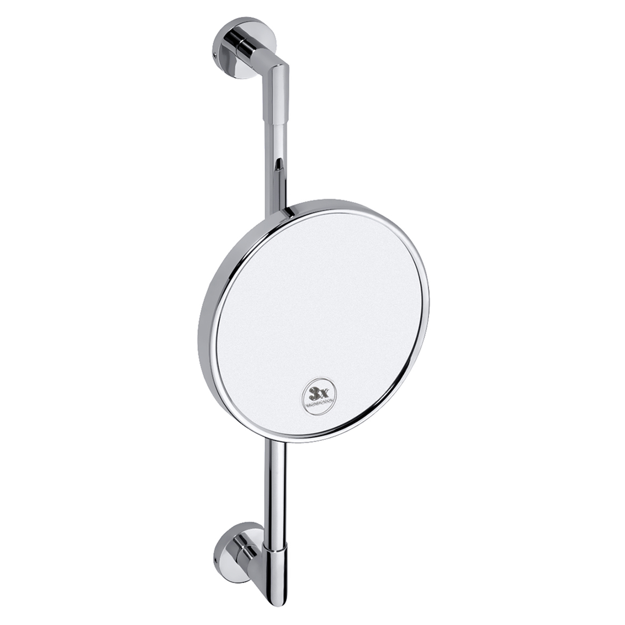 Makeup-Spejl på StangElega Krom Mat 20 cm