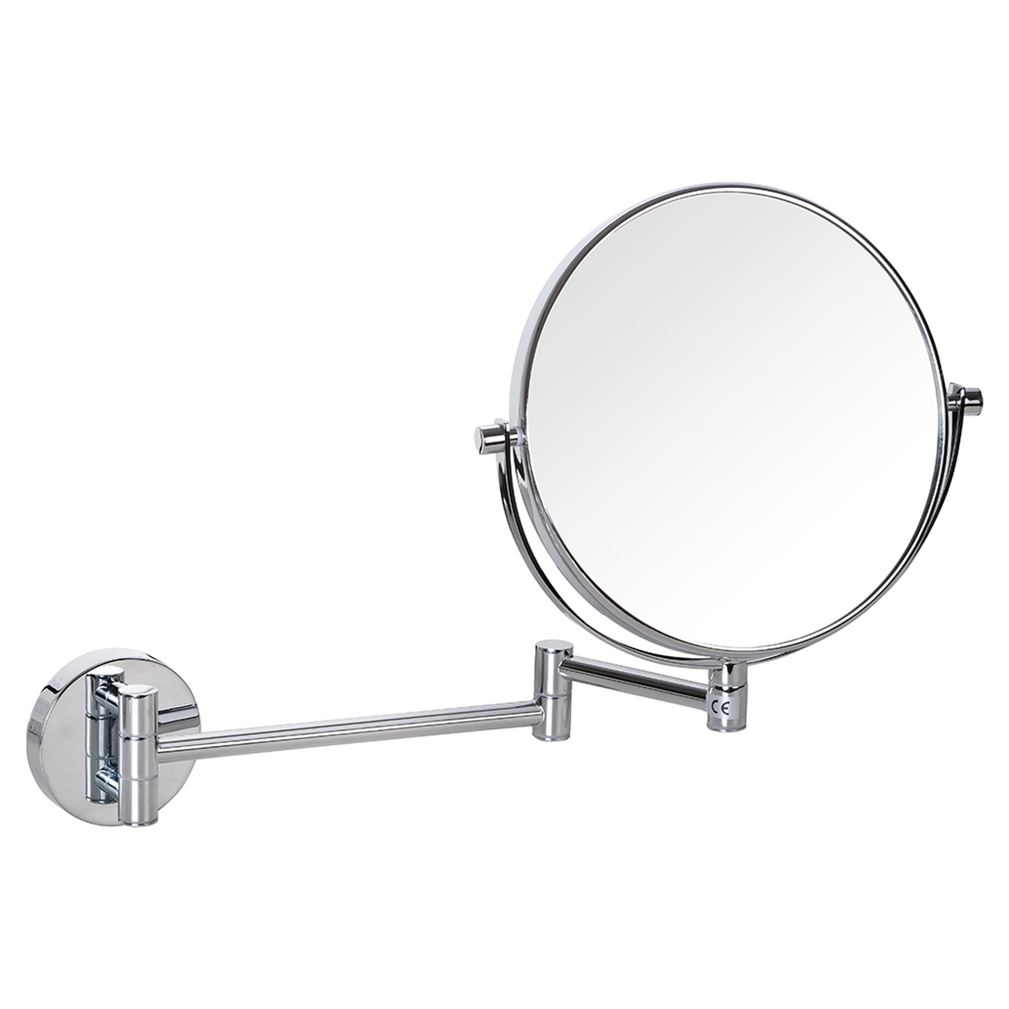 Dobbeltsidet Makeup-Spejl Elega Krom Mat 20 cm