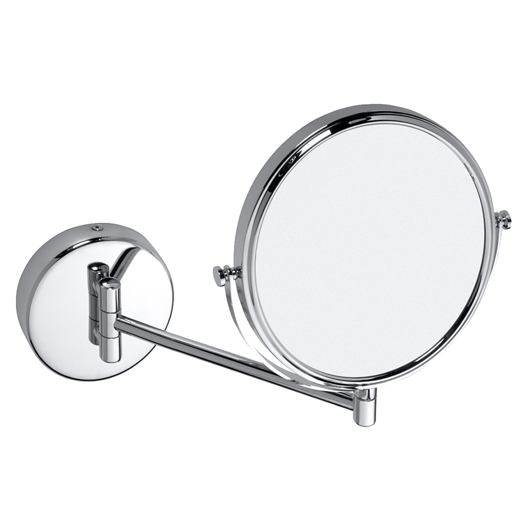 Dobbeltsidet Makeup-Spejl Elega Krom Mat 20 cm