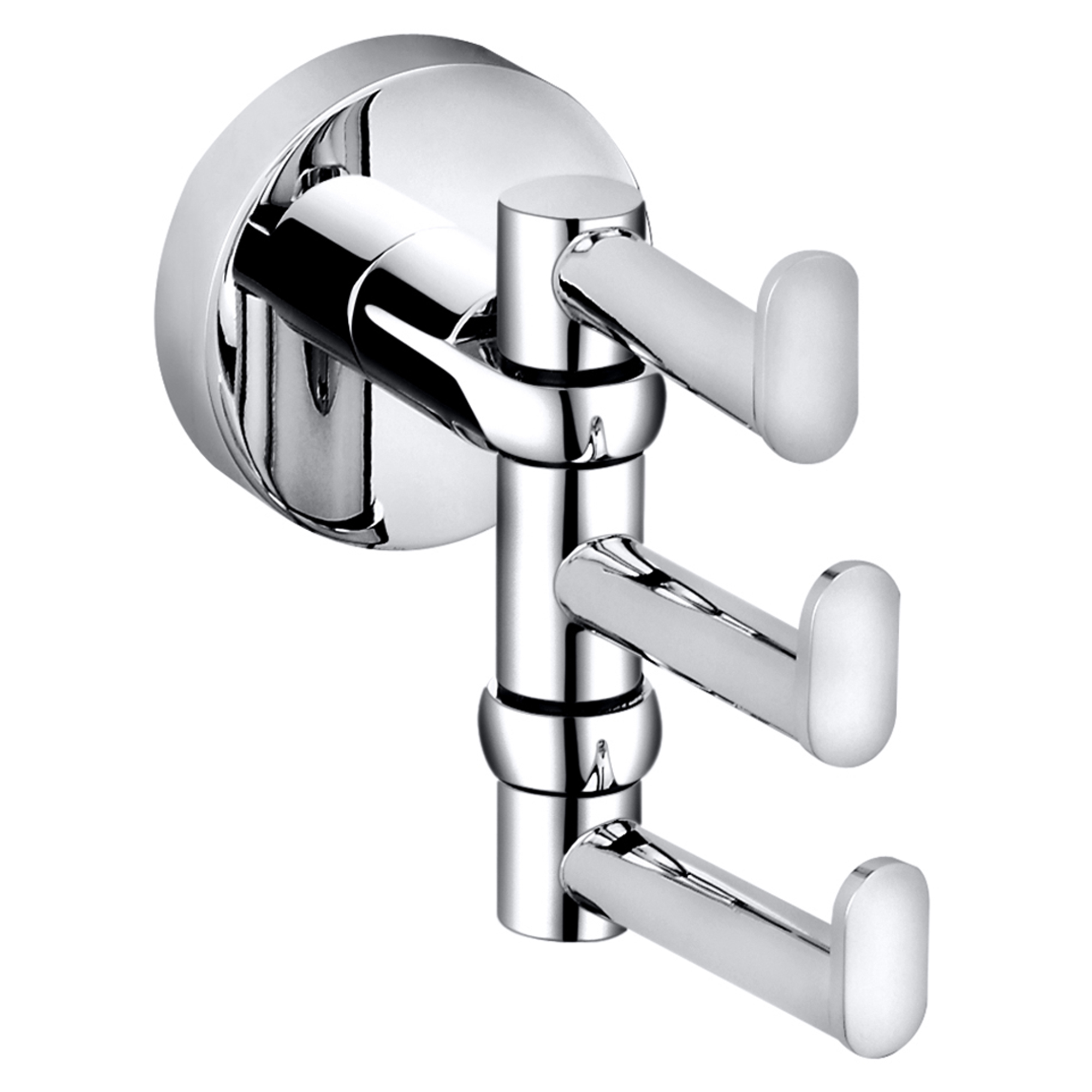 Knagterække med 3 Knager Holmstrand Krom Blank