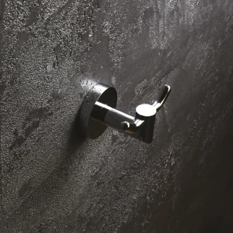 Dobbelte Vægkroge <strong>Holmstrand</strong>  Krom Blank