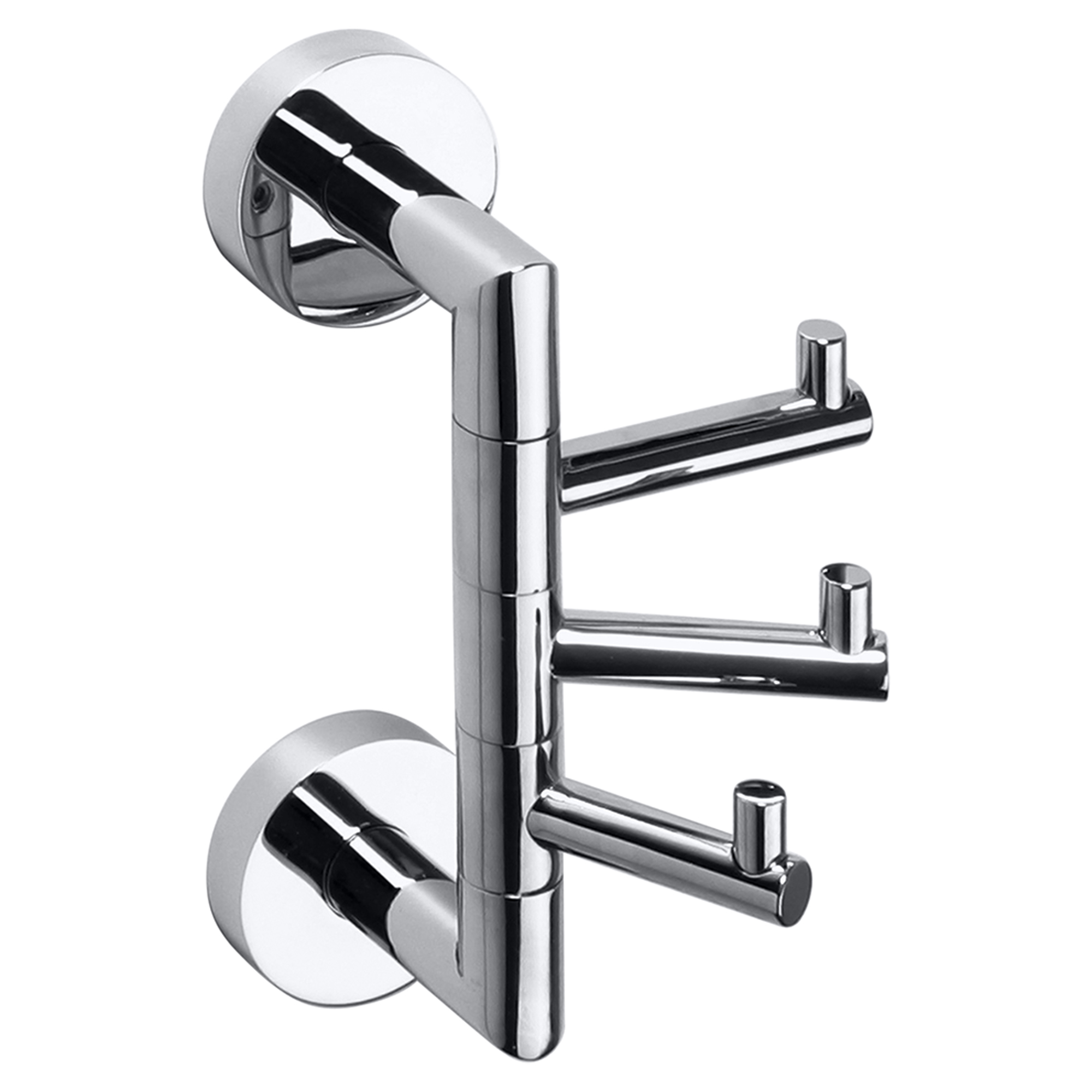 Knagterække med 3 Knager Holmstrand Krom Blank