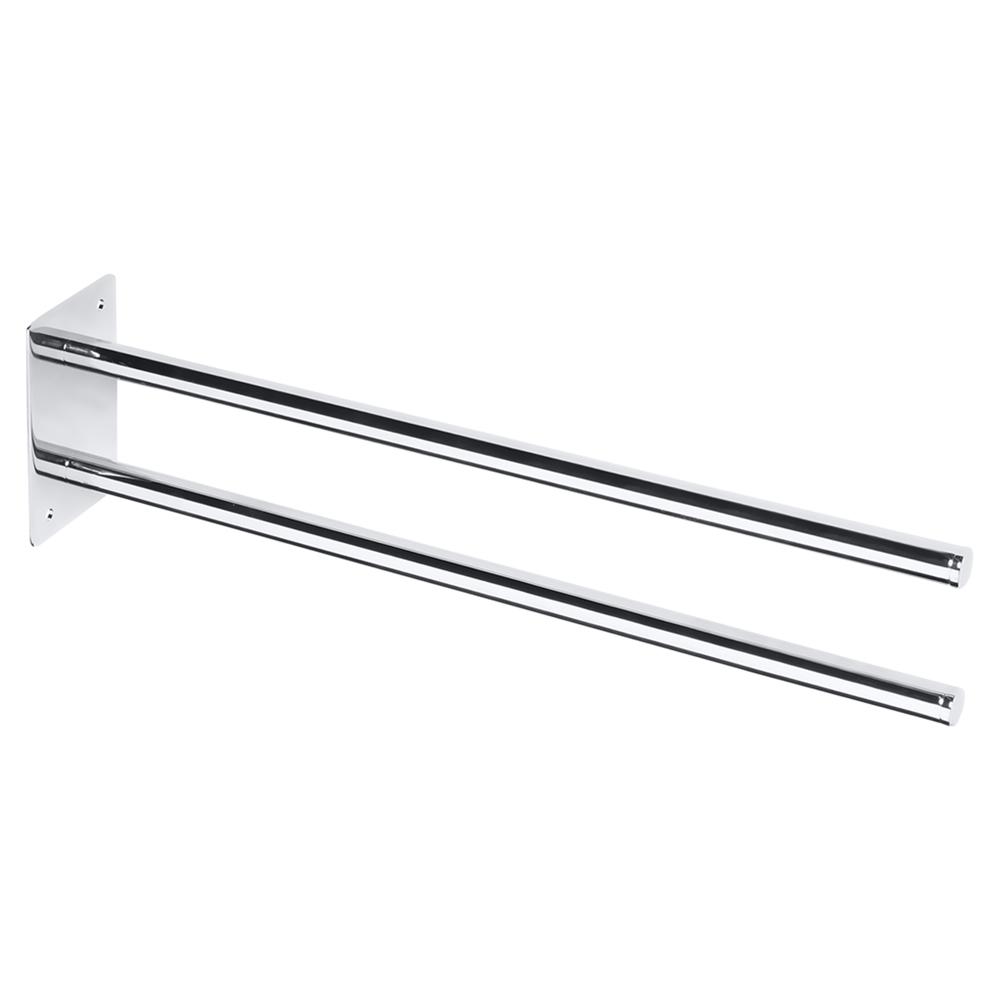 Dobbelte Håndklædestang Holmstrand Krom Blank 37 cm