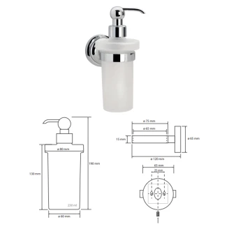 Sæbedispenser <strong>Solbacken</strong>  Krom
