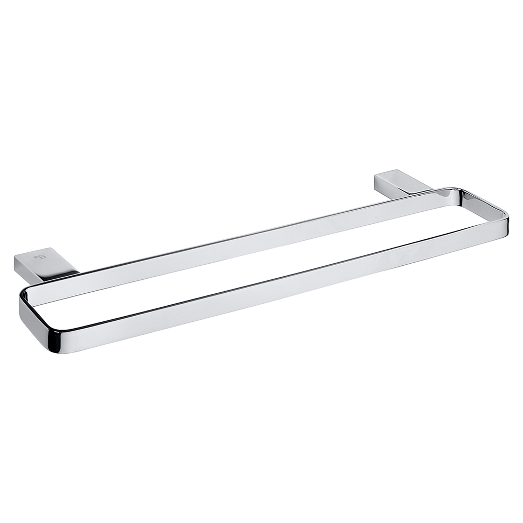 Dobbelte Håndklædestang Zave Krom Blank 50 cm