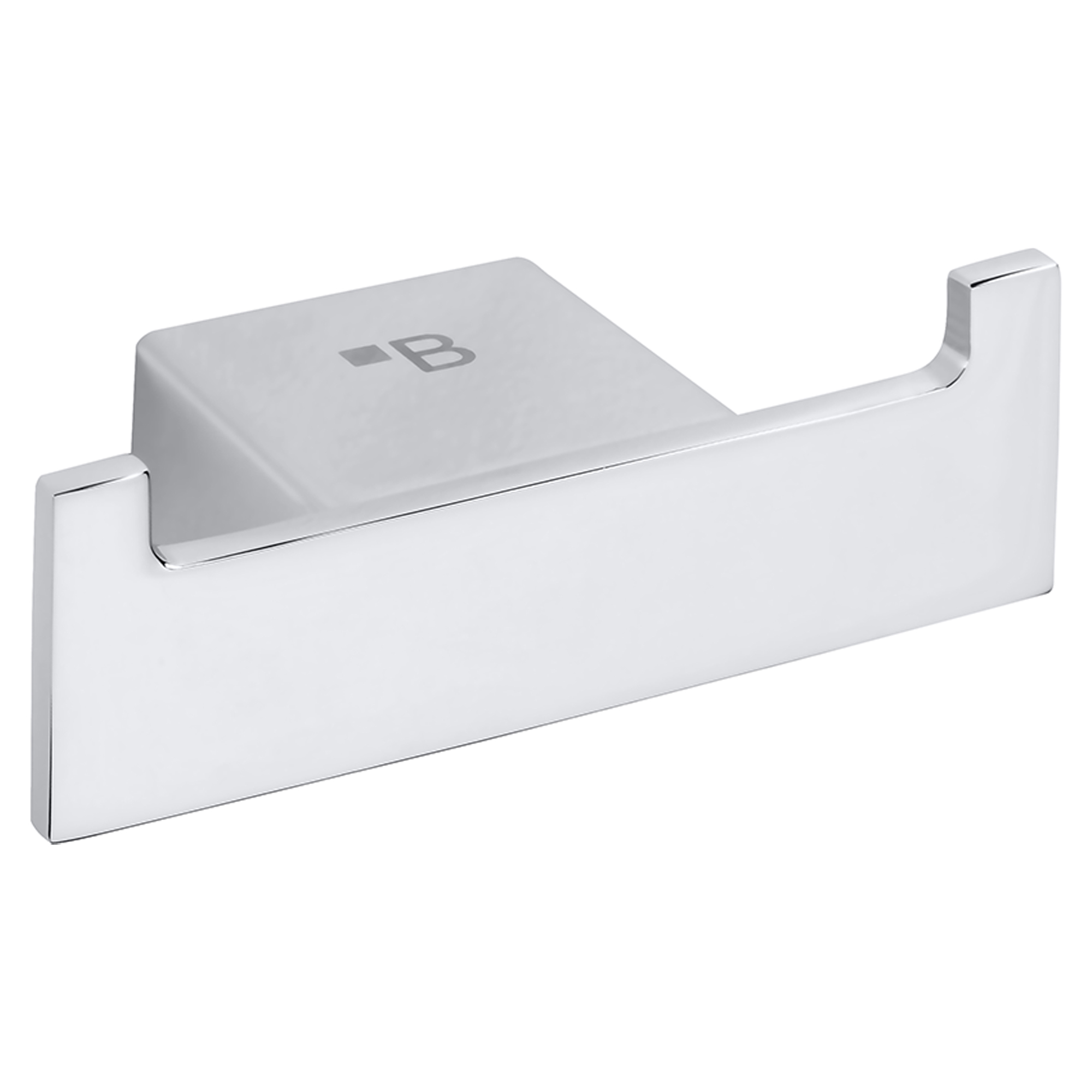 Dobbelte Vægkroge Zave Krom Blank