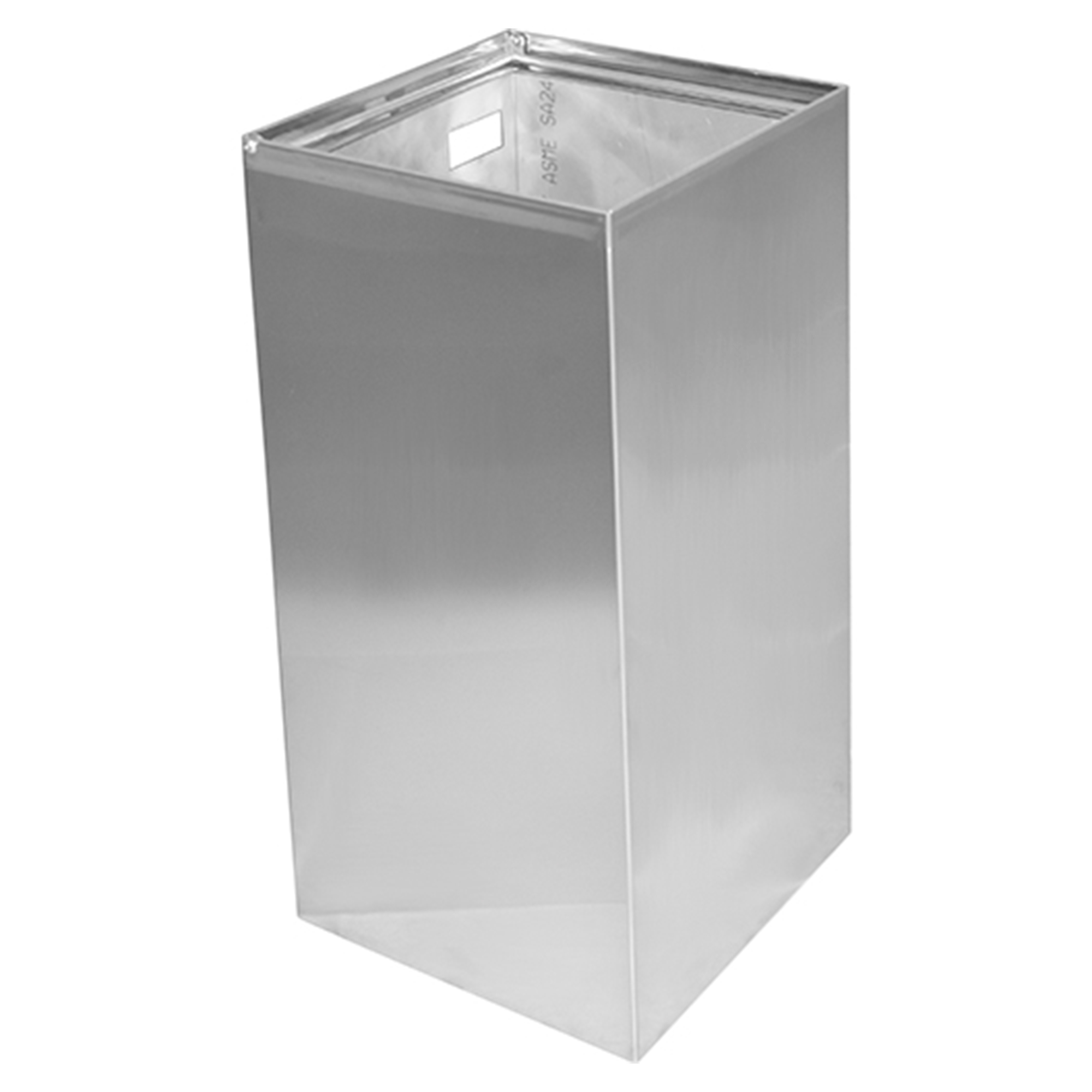 Vægmonteret Affaldsbeholder 75 L Krom Blank