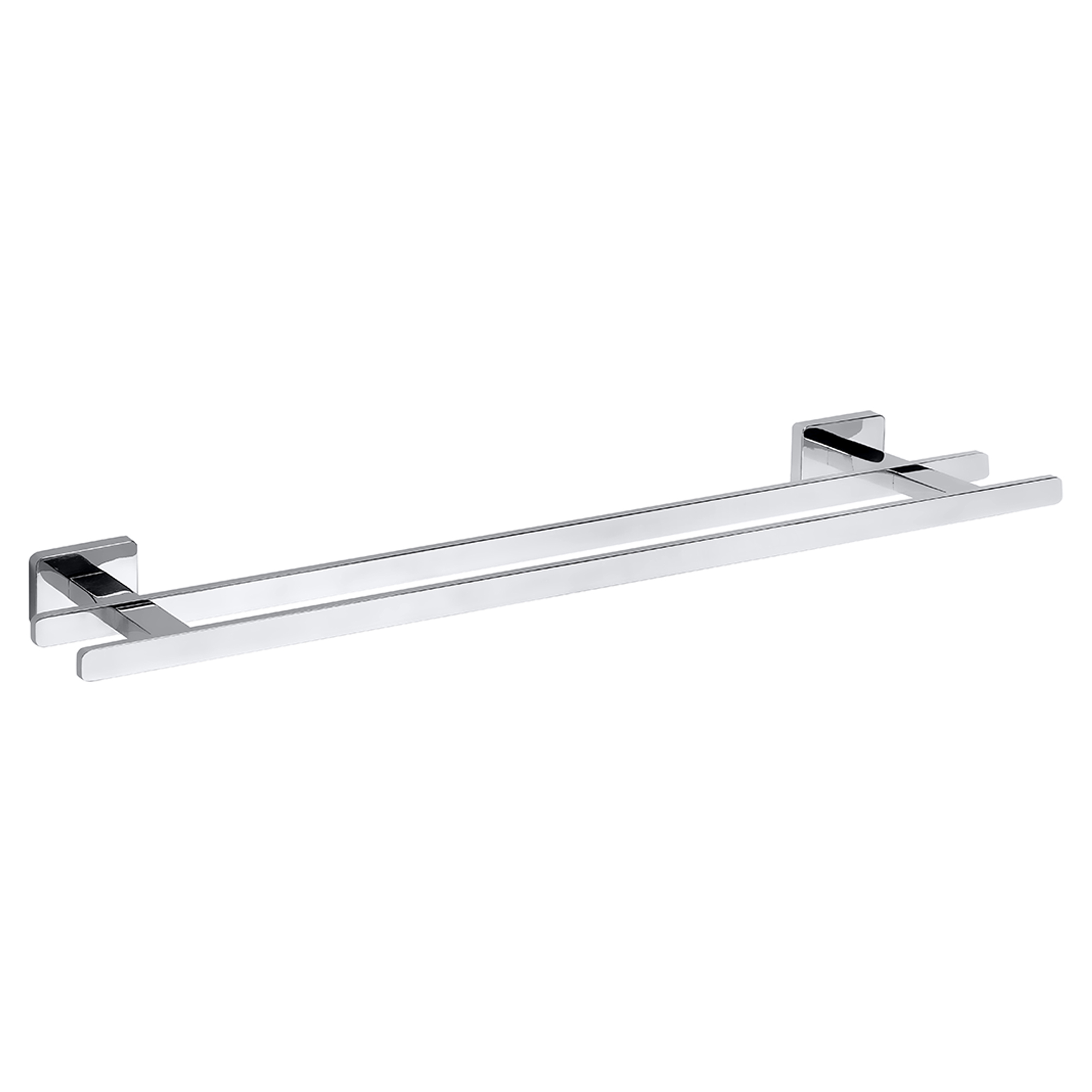 Dobbelte Håndklædestang Loryn Krom Blank 45 cm